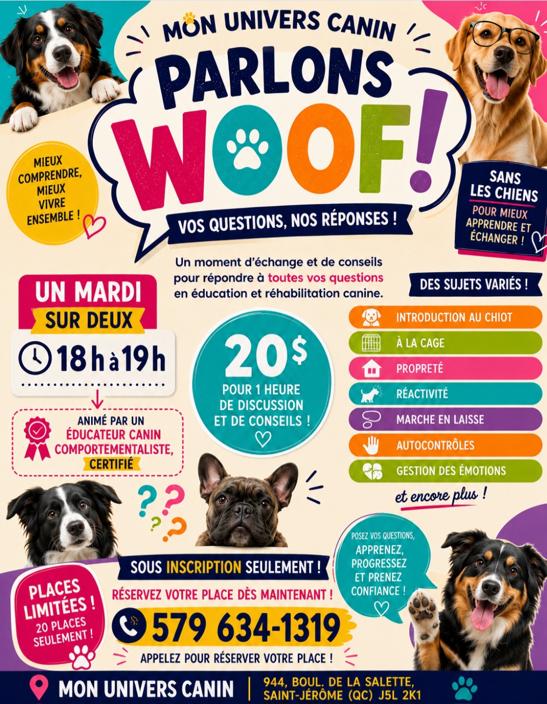 Nouveauté chez Uni-vers canin